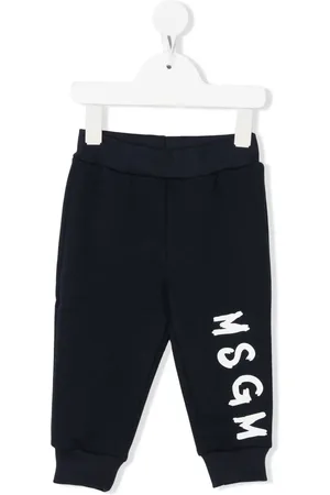 Msgm Pants con logo estampado