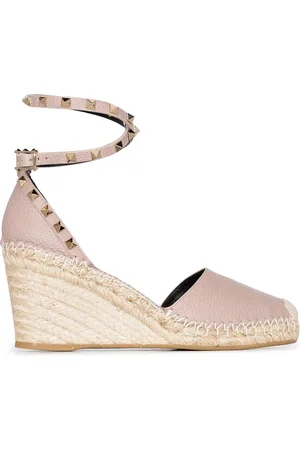 VALENTINO GARAVANI Alpargatas Rockstud con cuña de 85mm