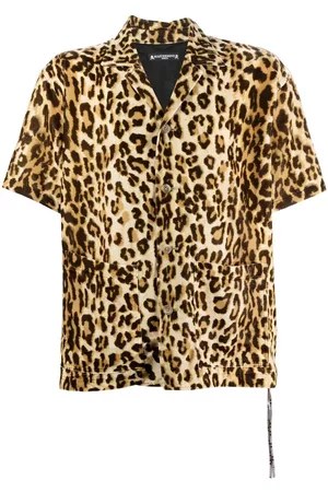 Nueva colección de camisas de leopardo MASTERMIND para hombre 