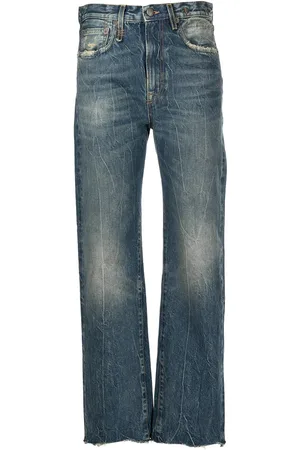 R13 Jeans rectos Dirty Kelly
