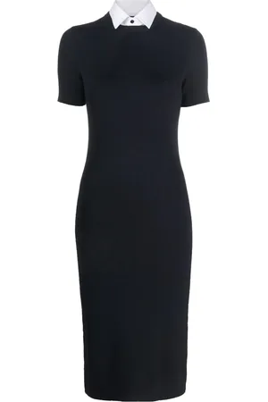 Ralph Lauren Vestido midi manga corta