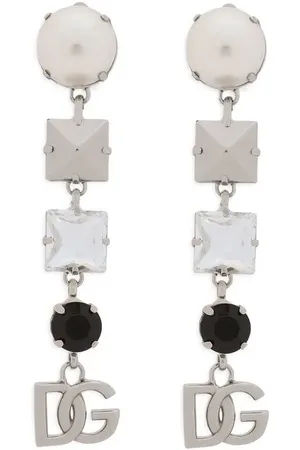 Dolce & Gabbana Aretes con dije del logo