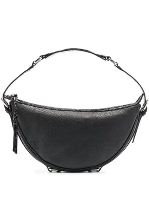 By Far Bolsa de hombro con efecto granulado