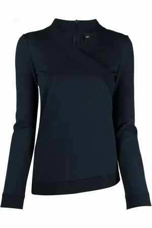 Emporio Armani Suéter con cuello cruzado