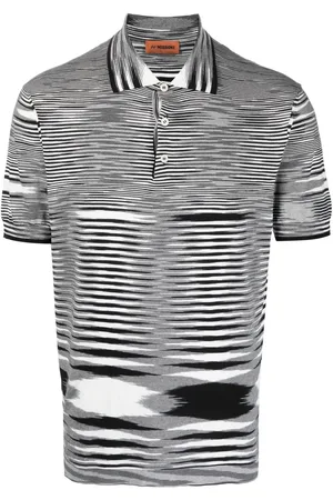 Missoni Playera tipo polo tejida