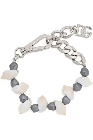 Dolce & Gabbana Pulsera con cuentas y conchas de mar