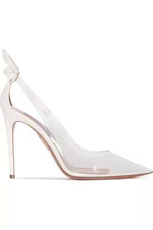 Aquazzura Zapatillas Bow Tie con tacón de 85mm