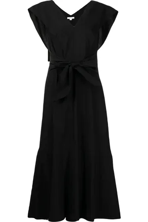 Vince Vestido sin mangas con cuello en V