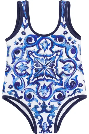 Dolce & Gabbana Traje de baño con estampado Mayólica