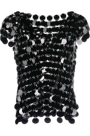 Paco rabanne Top con lentejuelas