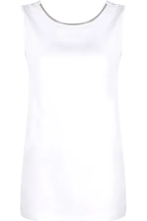 Fabiana Filippi Camiseta con ribete en contraste