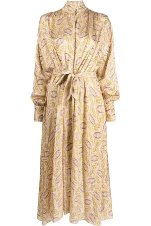 FORTE FORTE Vestido midi con estampado gráfico