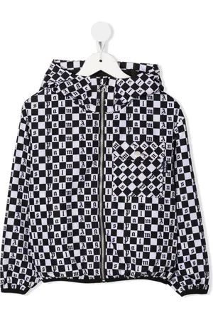 Palm Angels Rompevientos con logo estampado