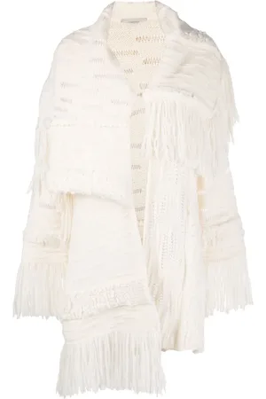 Stella McCartney Cárdigan asimétrico con flecos