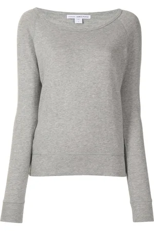 James Perse Sudadera con cuello barco