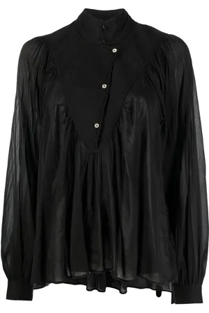 FORTE FORTE Camisa fruncida de manga larga