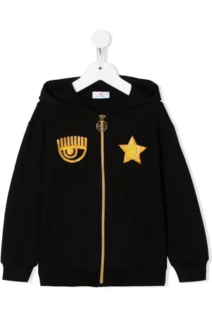 Chiara Ferragni Hoodie con parche del logo