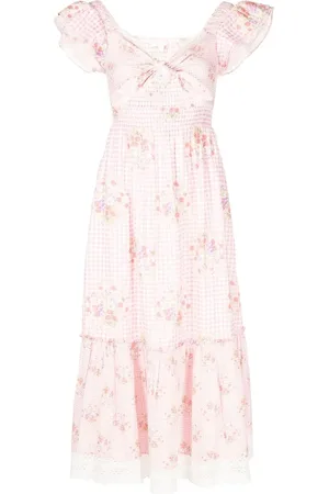 LOVESHACKFANCY Vestido midi Emeka