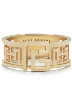 Balmain Anillo Labyrinth Frieze en oro amarillo de 18kt