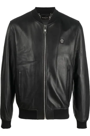 Philipp Plein Chamarra bomber con parche del logo