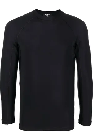 Balmain Top manga larga con logo