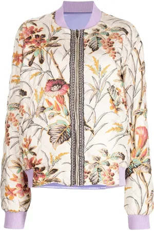 PIERRE-LOUIS MASCIA Chamarra bomber con estampado floral