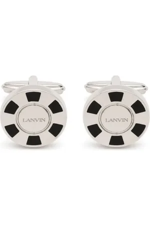 Lanvin Mancuernillas con logo grabado