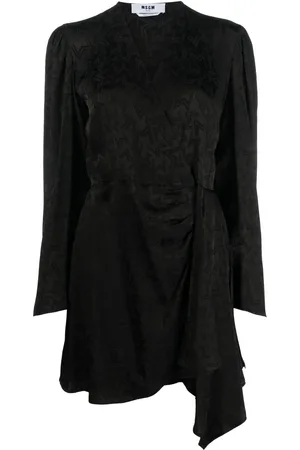 Msgm Vestido corto con monograma estampado
