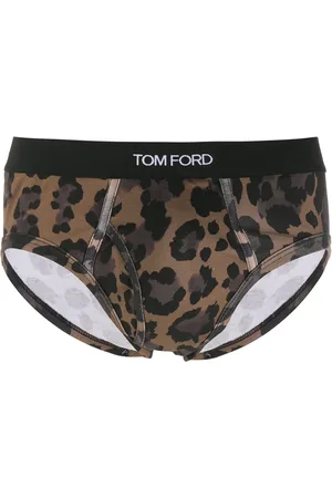 Tom Ford Ropa interior con estampado de leopardo