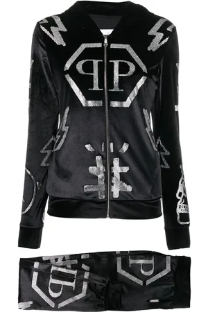 Philipp Plein Traje deportivo con logo y detalles