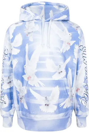 Supreme Hoodie con palomas estampadas