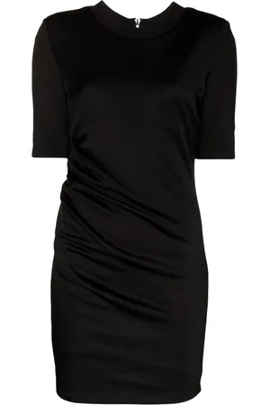 RTA Vestido corto con cuello redondo