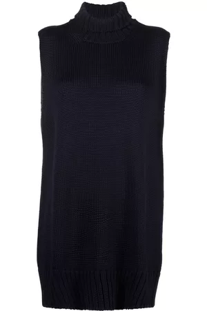 Jil Sander Chaleco tejido con cuello alto