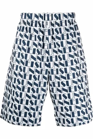 SUNNEI Bermudas reversibles con logo estampado