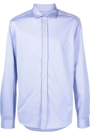 Brunello Cucinelli Camisa manga larga con botones