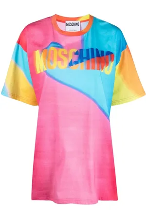 Moschino Playera oversize con logo estampado