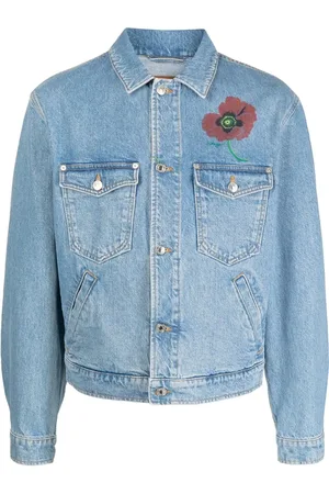 Kenzo Chamarra trucker con estampado floral