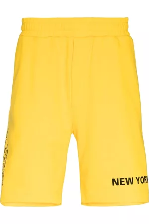 Helmut Lang Bermudas con eslogan estampado