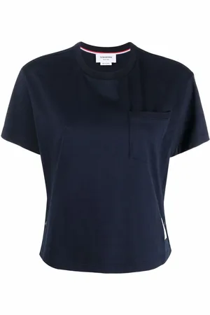 Thom Browne Playera con etiqueta RWB