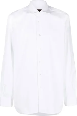 BARBA Camisa con cuello italiano