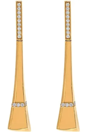 Roberto Coin Aretes Sauvage Privé en oro rosa de 18kt con diamante