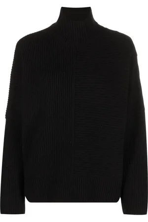 Tom Ford Suéter tejido canalé con cuello de tortuga
