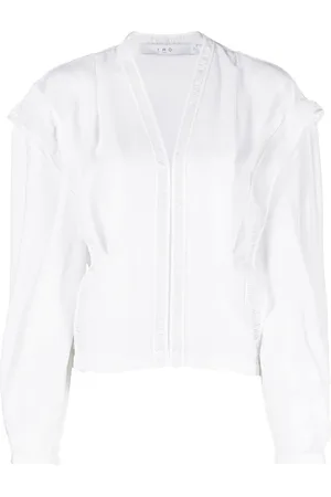 IRO Blusa Elea con cuello en V