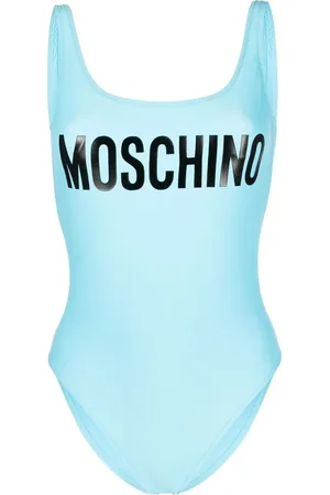 Moschino Traje de baño con logo estampado