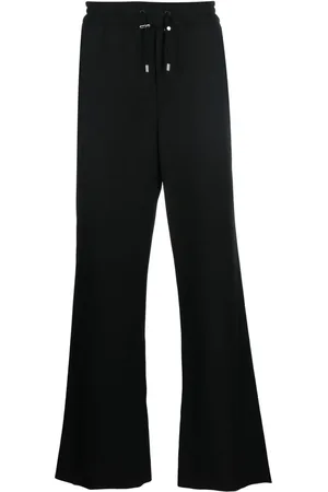 Balmain Pantalones anchos con cierre oculto