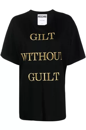 Moschino Playera bordada Gilt Without Guilt