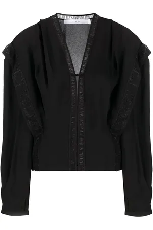 IRO Blusa Elea con detalles de encaje