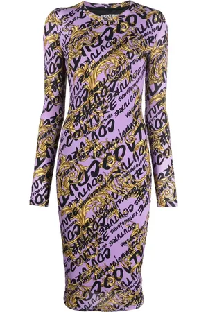 VERSACE Vestido con estampado Barocco