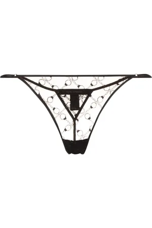 Kiki de Montparnasse Tanga con encaje Handcuff