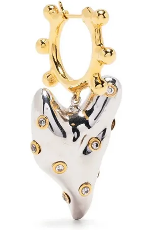 Vann Jewelry Arete con motivo de corazón